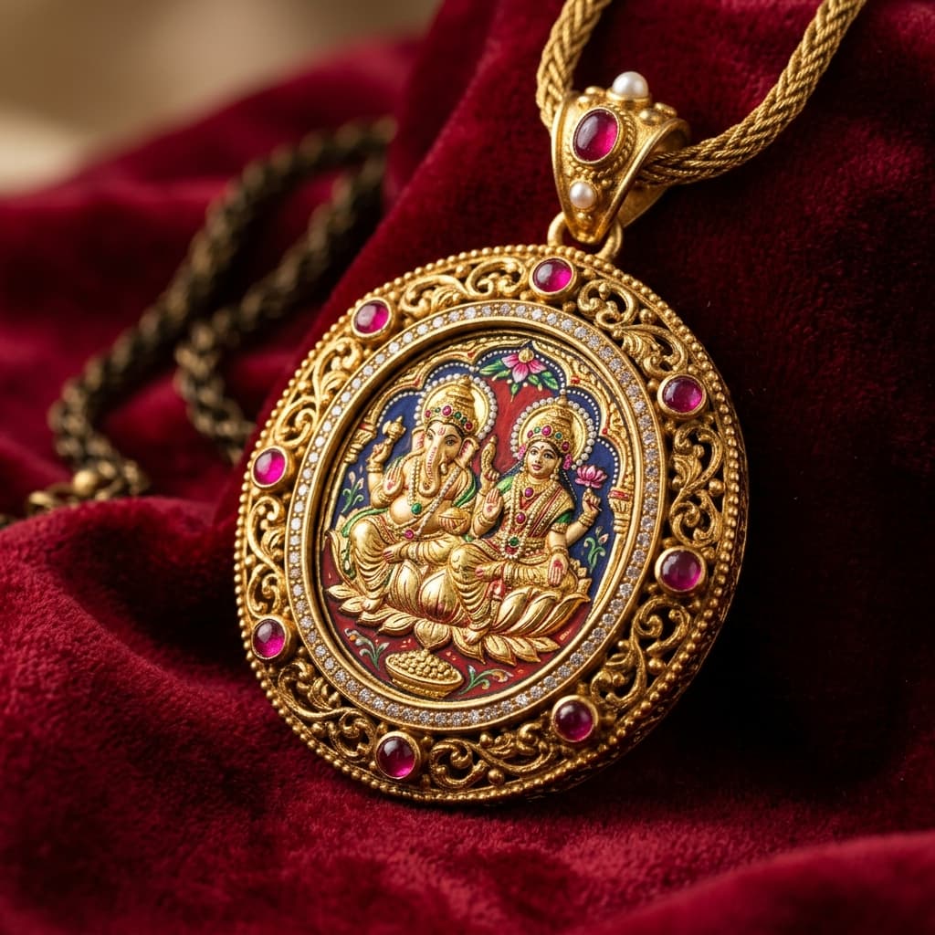 The Stree Haar (Regal Necklace) — Tanjore Edition